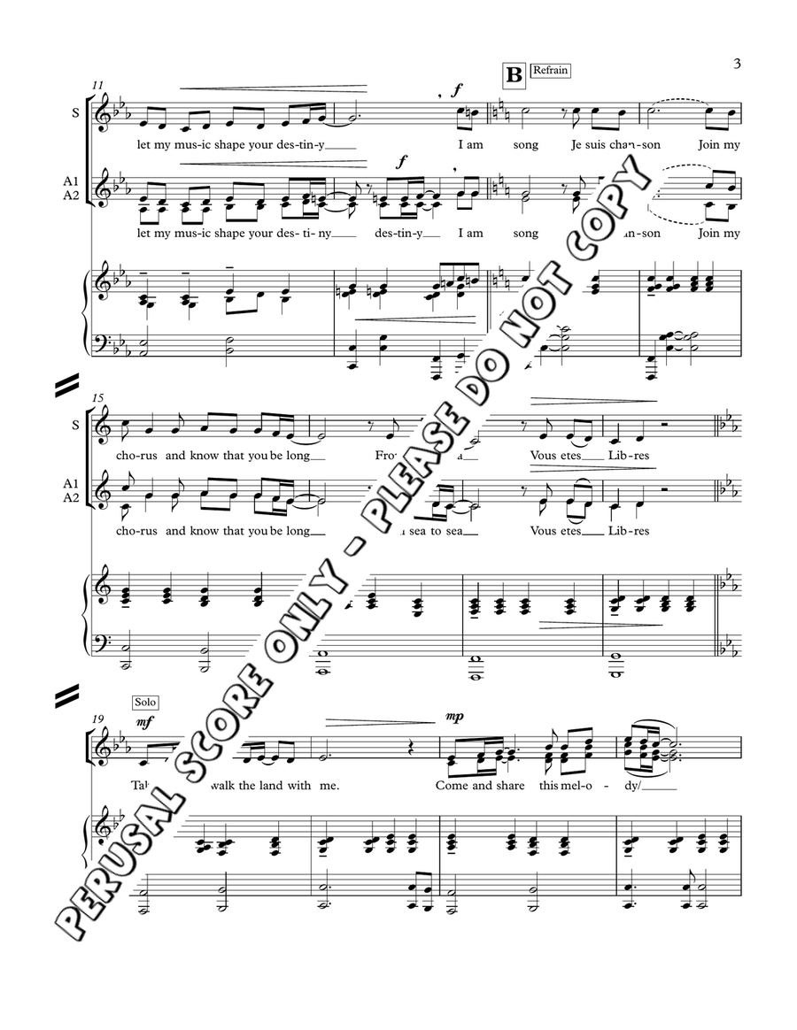 I Am Song I Am Song Women's Choir scores gallery preview page 3