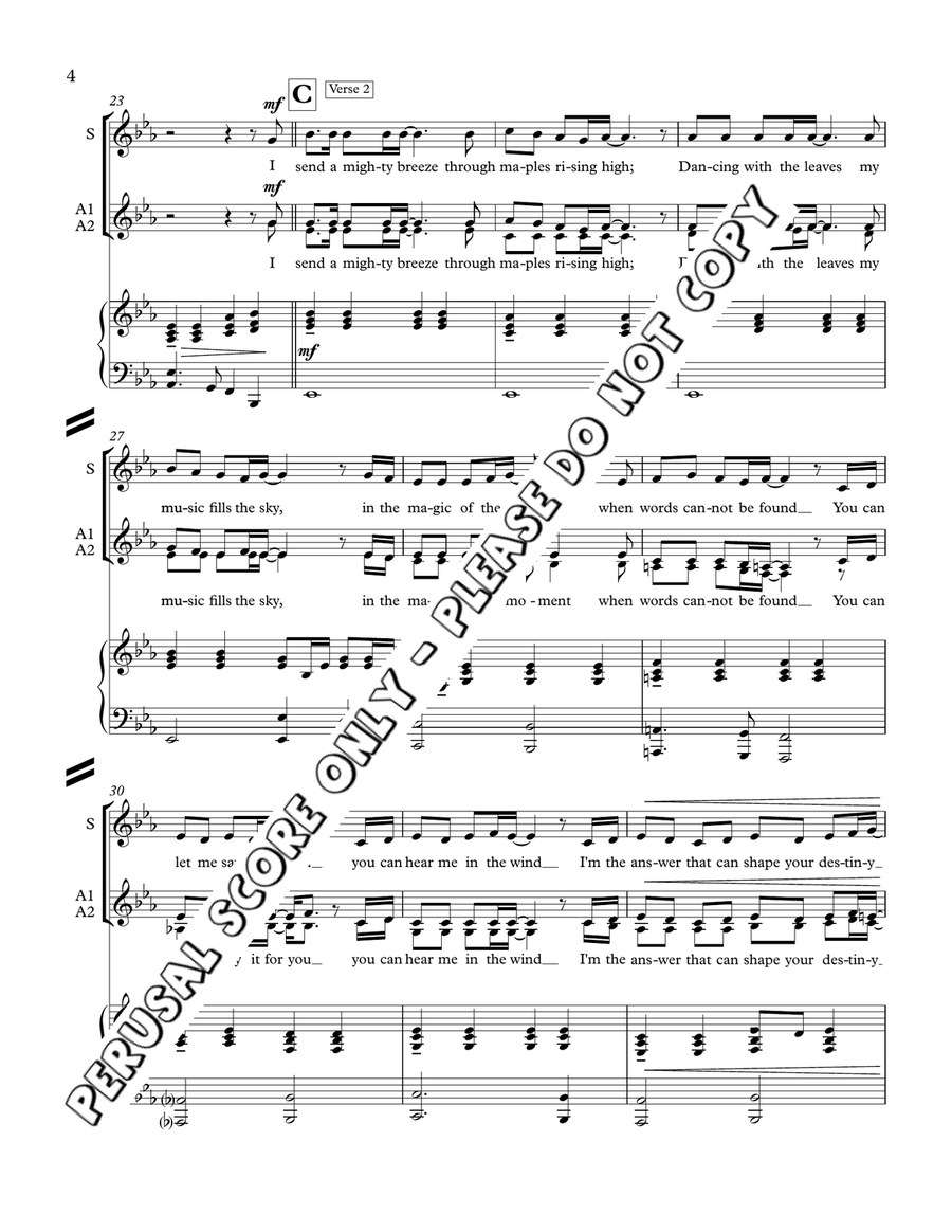 I Am Song I Am Song Women's Choir scores gallery preview page 4