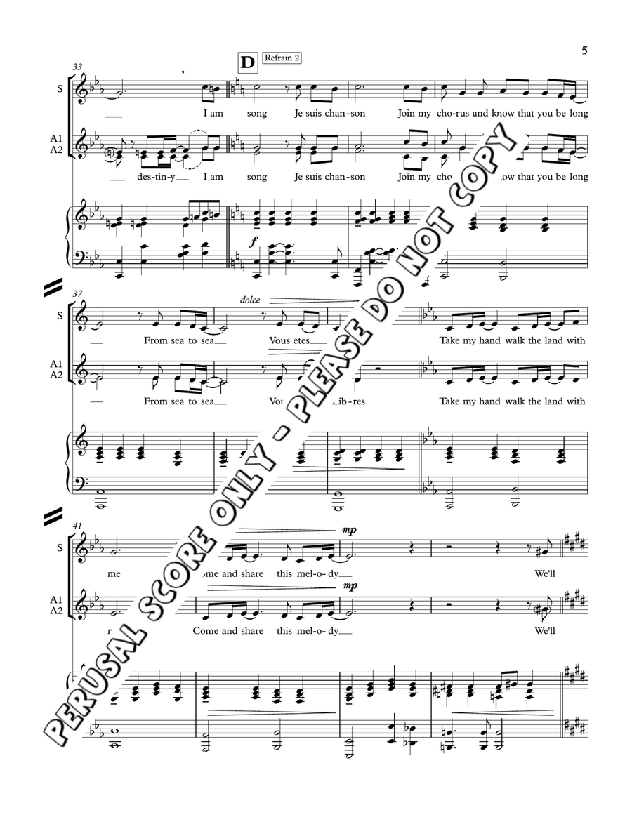 I Am Song I Am Song Women's Choir scores gallery preview page 5