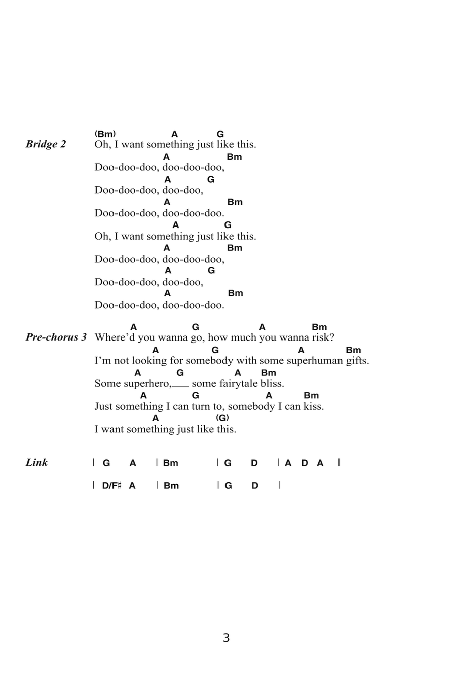 Something Just Like This (Tokyo Remix) Acoustic Guitar scores gallery preview page 3