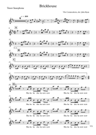 Brick House Tenor Saxophone scores gallery preview page 5