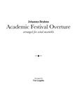 Academic Festival Overture (Band) mini preview