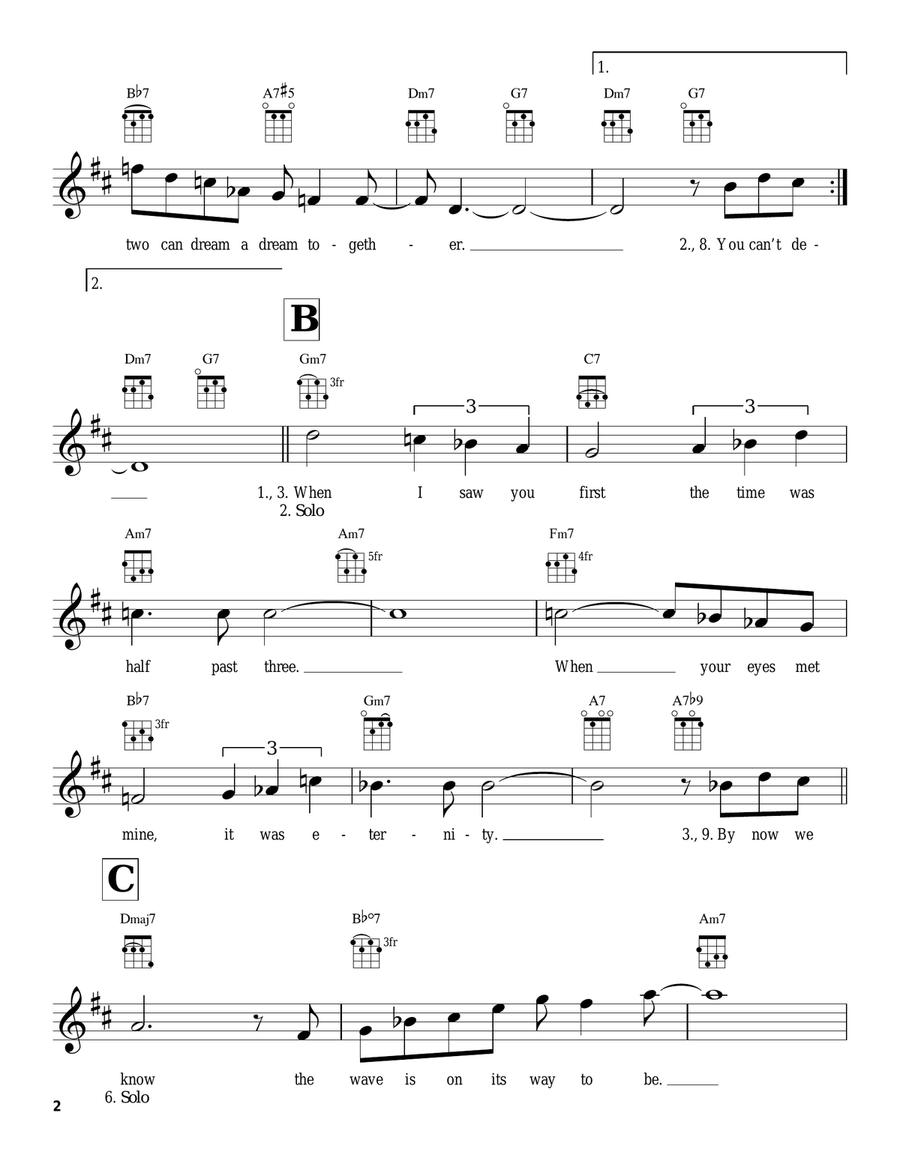 Wave Wave Ukulele scores gallery preview page 2