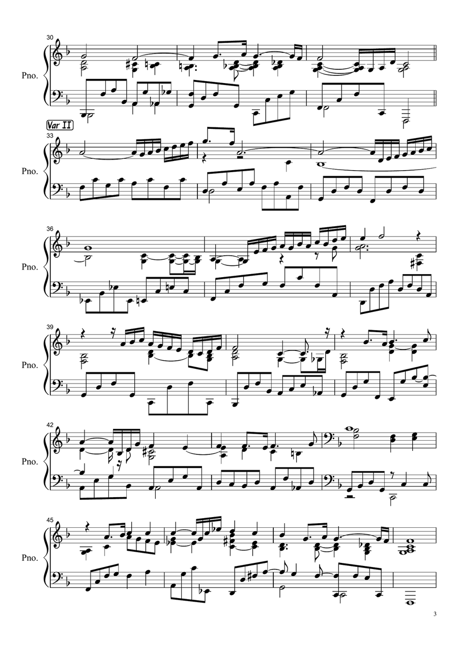 In the Bleak Midwinter (Holst): lyrical jazz ballad Piano Solo scores gallery preview page 3