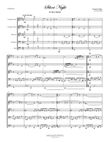 Silent Night for Brass Quintet arranged by Jay Hull