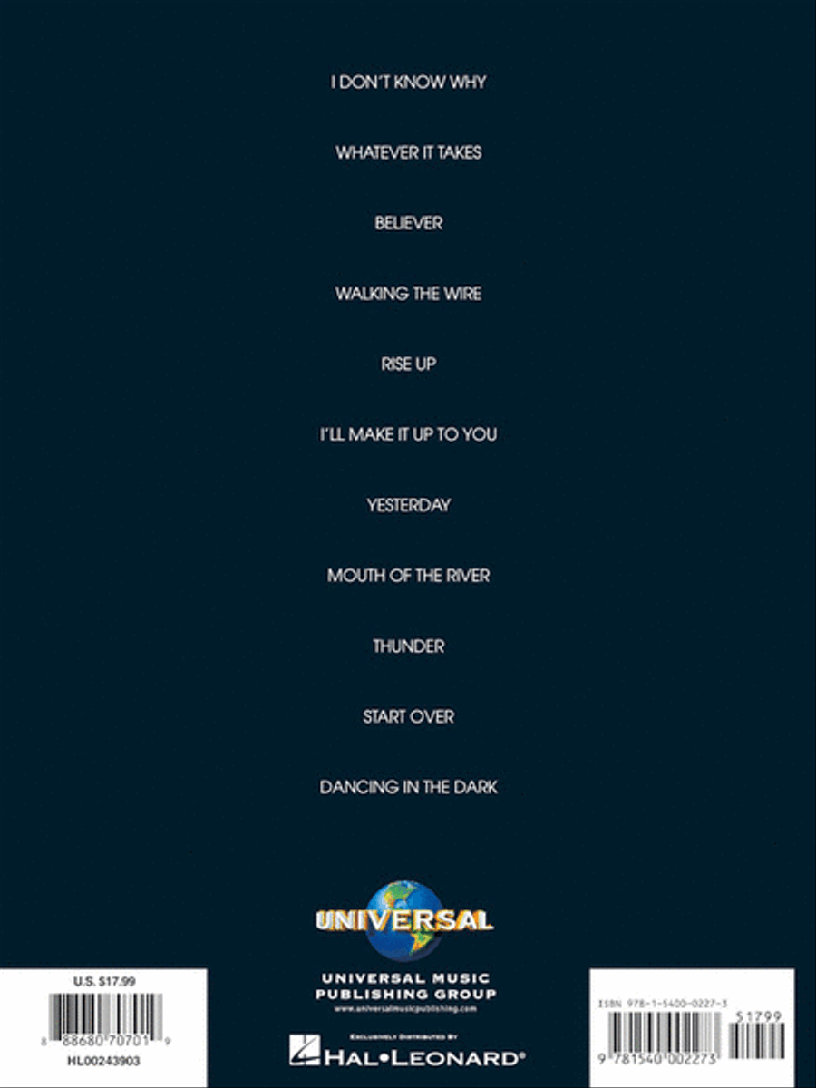 Imagine Dragons – Evolve Imagine Dragons – Evolve Piano, Vocal, Guitar scores gallery preview page 6