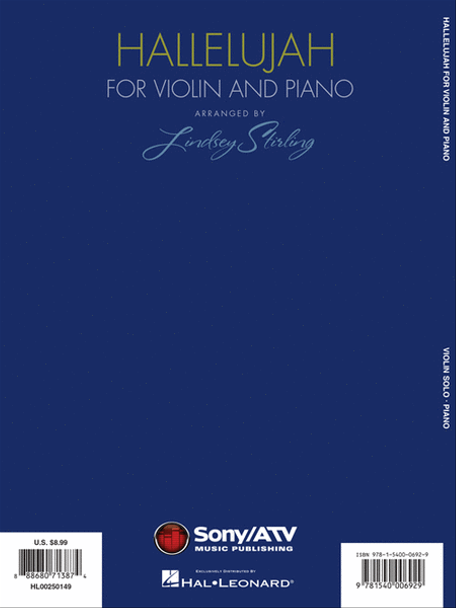 Hallelujah Hallelujah Violin Solo scores gallery preview page 4