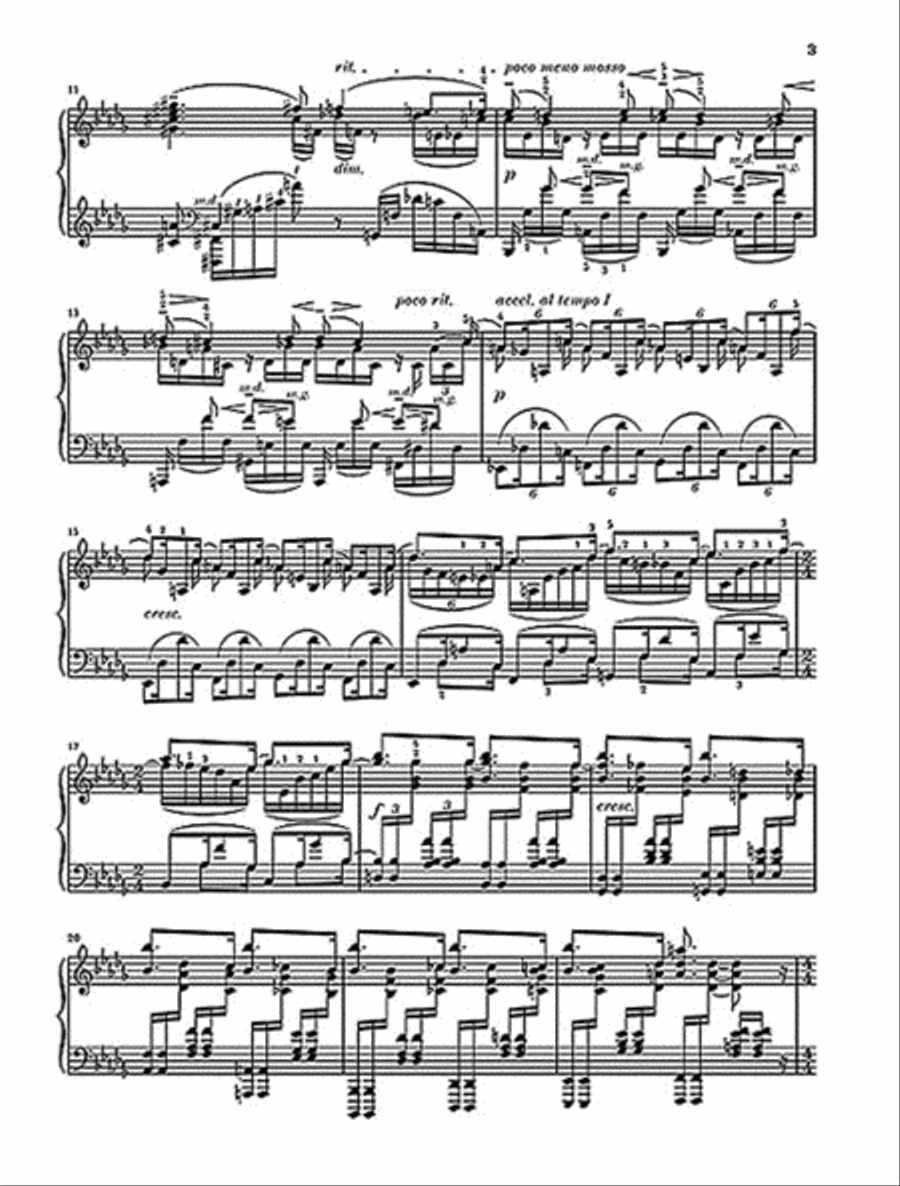 Piano Sonata No. 2 in B-flat minor, Op. 36 Piano Solo scores gallery preview page 3