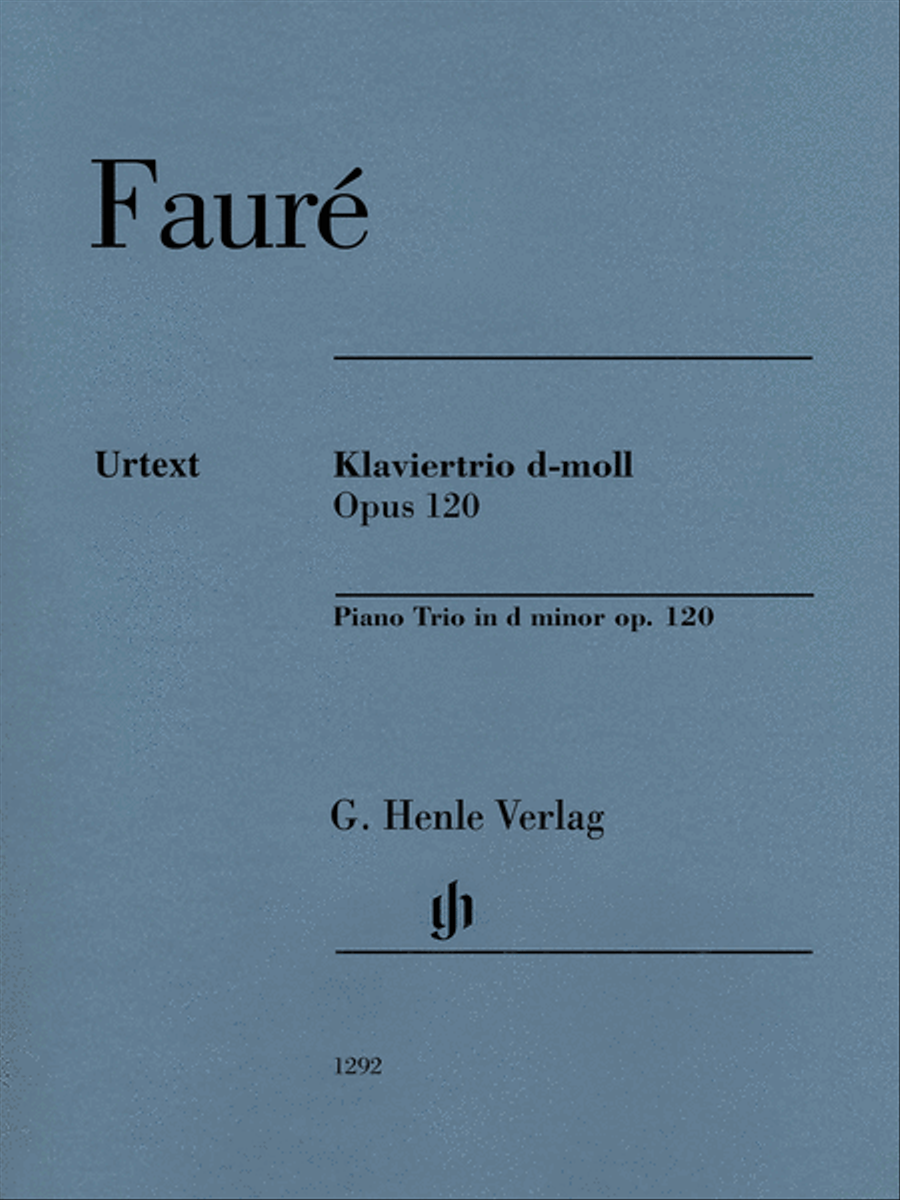 Piano Trio in D Minor Op. 120 Piano Trio scores gallery preview page 1