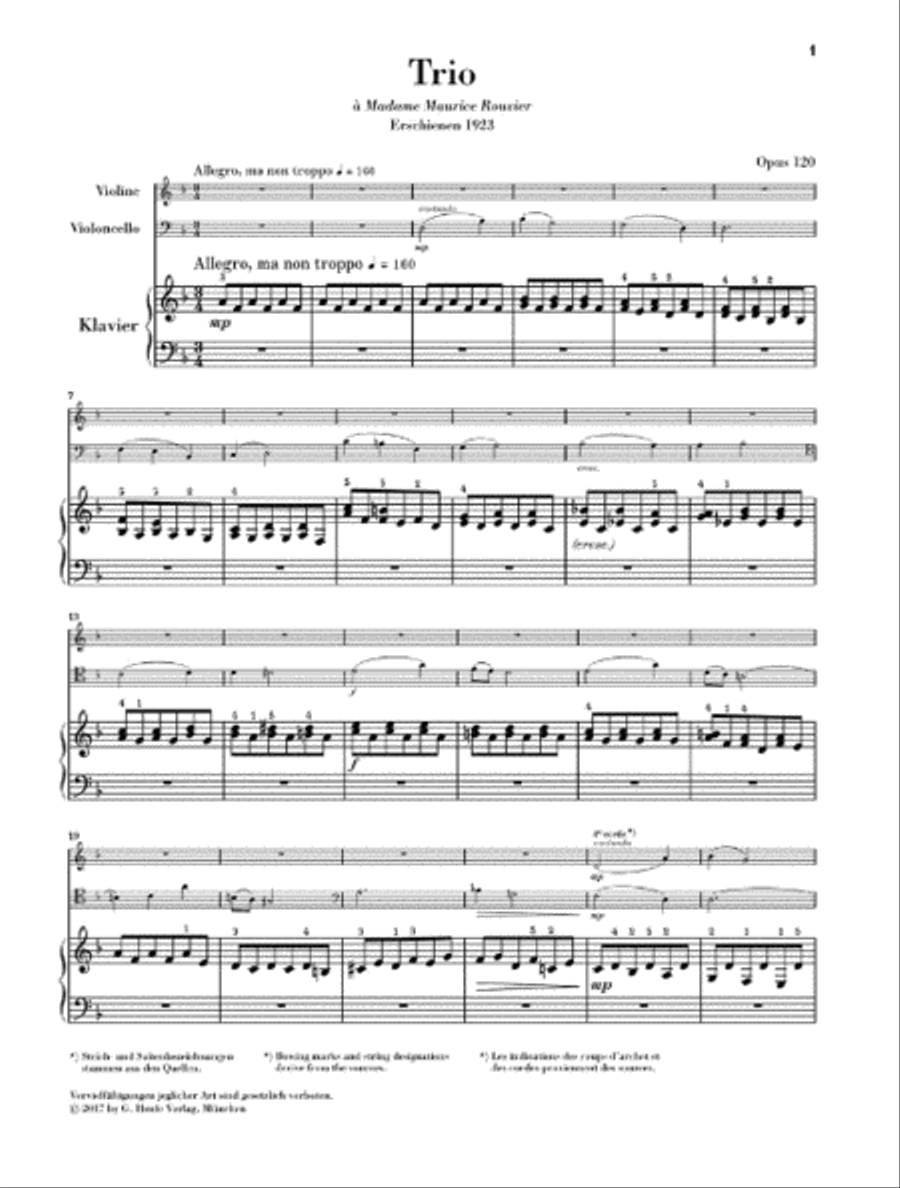 Piano Trio in D Minor Op. 120 Piano Trio scores gallery preview page 2