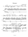 A Romance for Cello and Piano