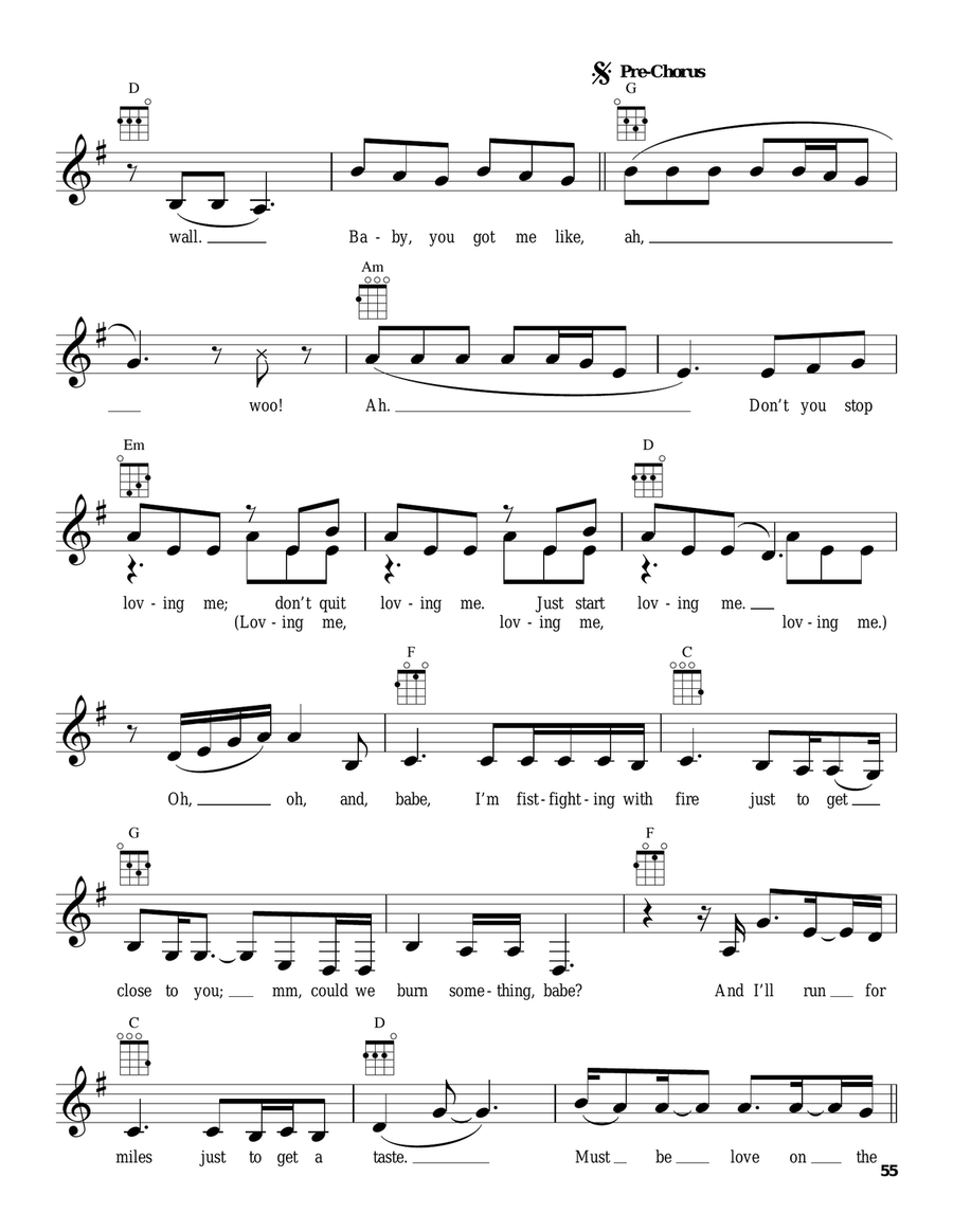 Love On The Brain Love On The Brain Ukulele scores gallery preview page 2