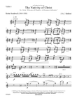 The Nativity of Christ - Violin 1