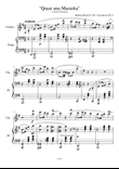 Quasi una Mazurka (version for violin and piano)