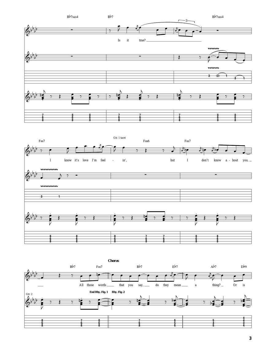 What I Wanna Hear What I Wanna Hear Acoustic Guitar scores gallery preview page 3