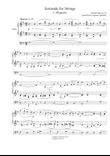 Elgar: Serenade for Strings - 3. Allegretto for Organ Solo