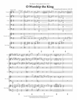 O Worship the King for Brass Quintet