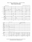 How Great Our Joy for Brass Choir/Ensemble