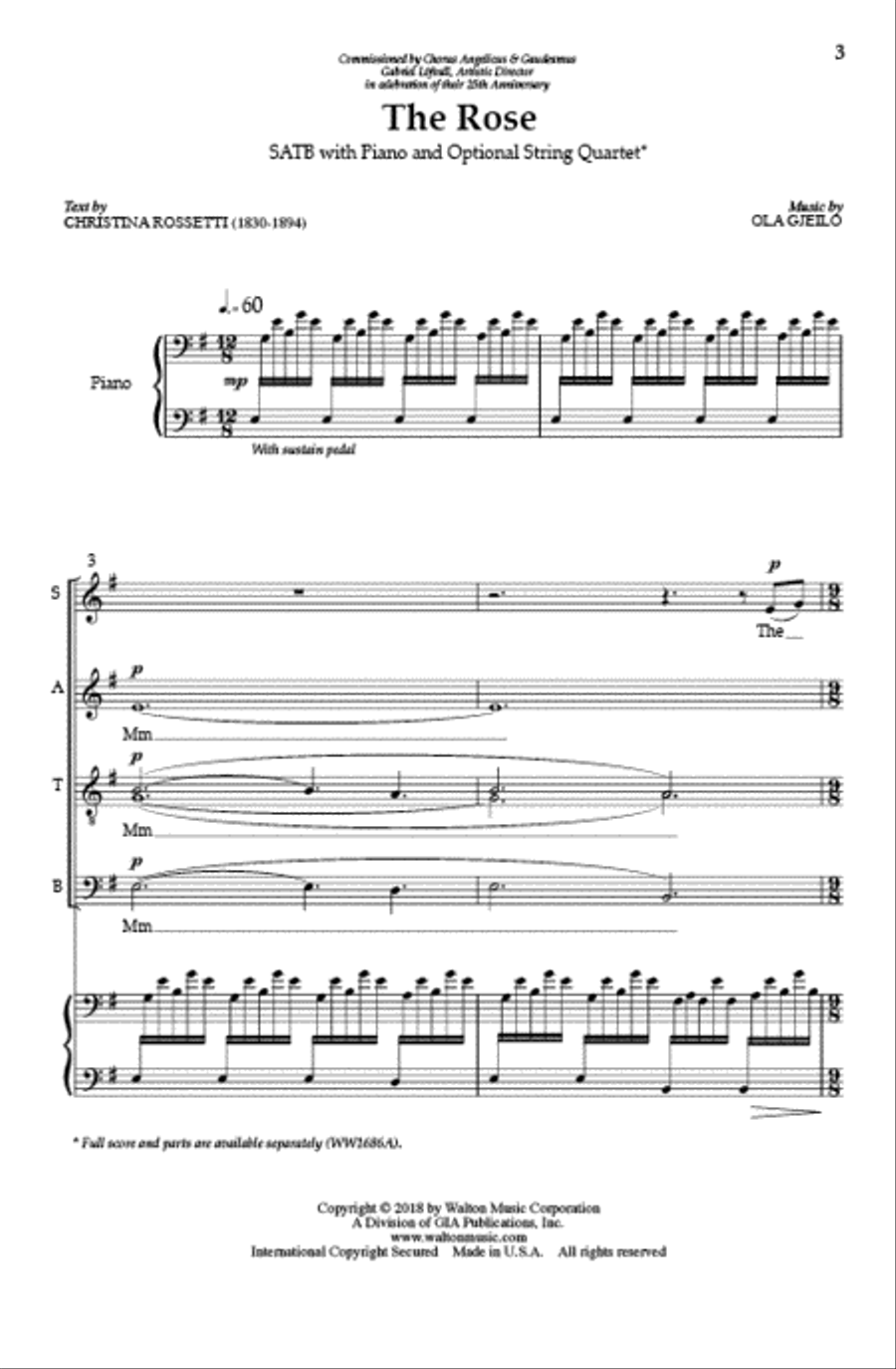 The Rose (SATB) The Rose (SATB) Divisi scores gallery preview page 2