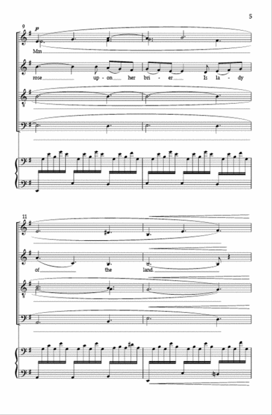 The Rose (SATB) The Rose (SATB) Divisi scores gallery preview page 4