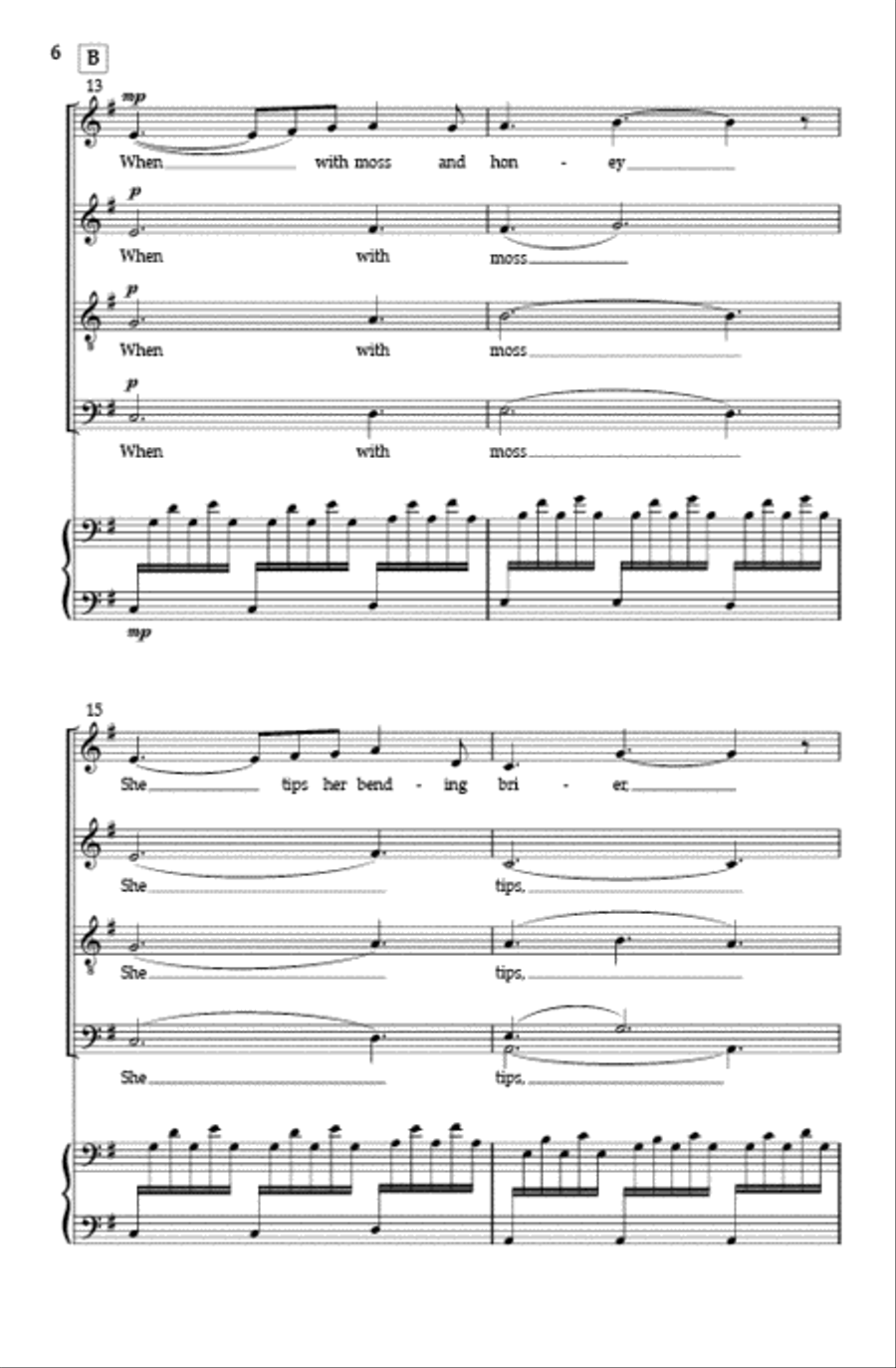 The Rose (SATB) The Rose (SATB) Divisi scores gallery preview page 5