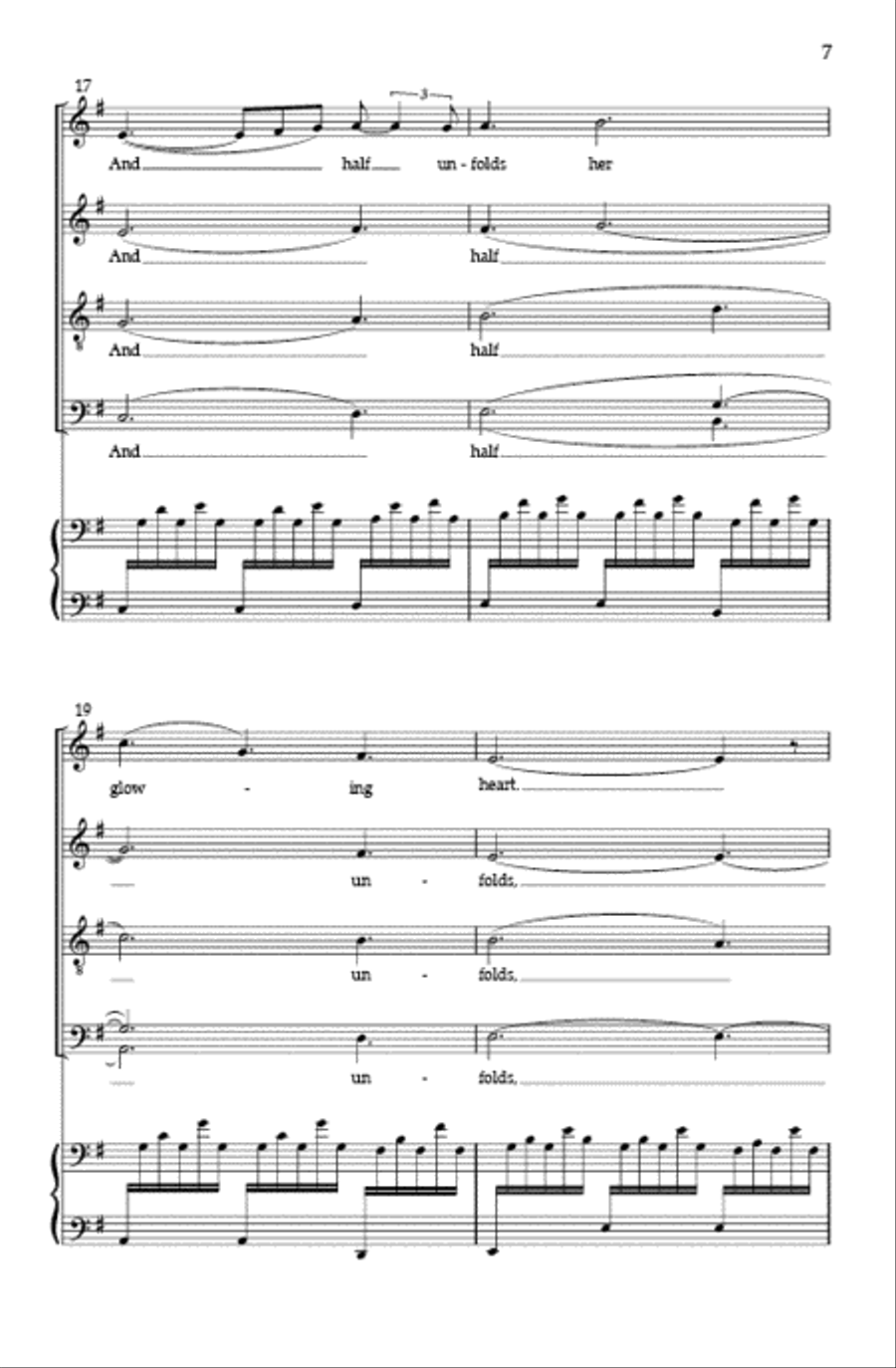 The Rose (SATB) The Rose (SATB) Divisi scores gallery preview page 6