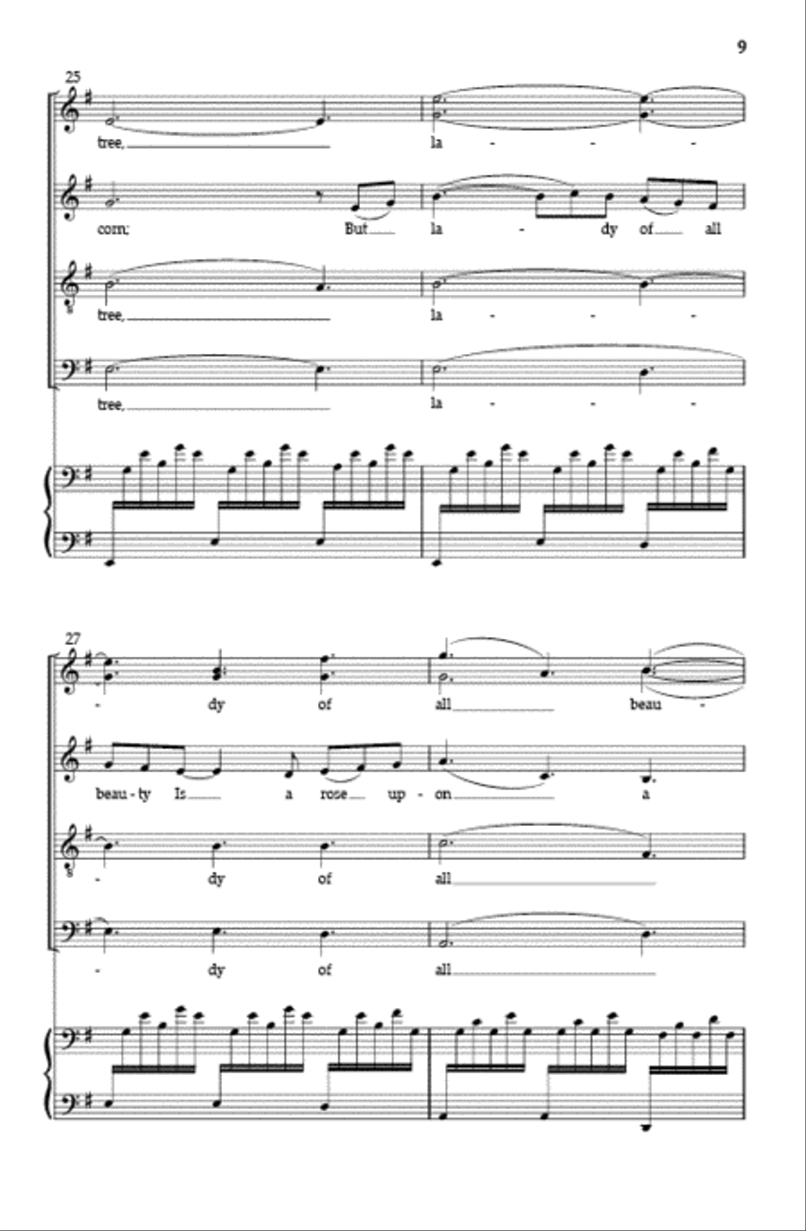 The Rose (SATB) The Rose (SATB) Divisi scores gallery preview page 8
