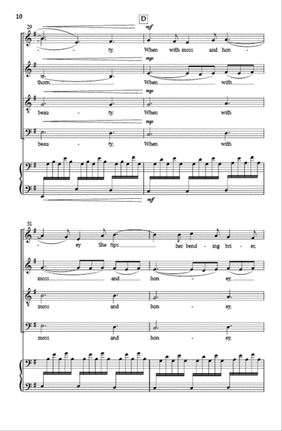The Rose (SATB) The Rose (SATB) Divisi scores gallery preview page 9
