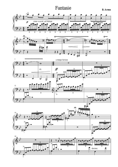 Fantasy in G Minor