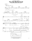 You Can Be So Cruel mini preview