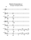MOTTETTO STRUMENTALE N°1