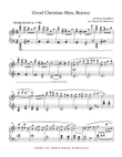 Good Christian Men, Rejoice - Piano Solo