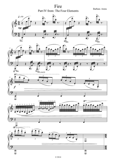 Fire : Part IV of The Elements Easier Version