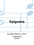 Epigrams