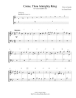 Come, Thou Almighty King - for 2-octave handbell choir