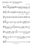 A short Christmas Fantasy (on Joy to the World) for Saxophone Quintet 2017 Holiday Contest Entry