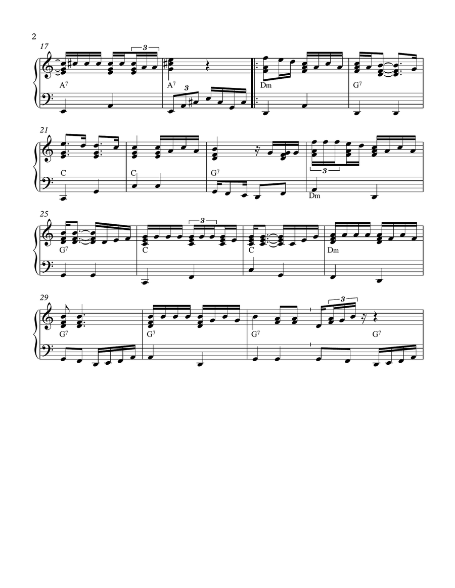 DOCE CAROLINA Piano Solo scores gallery preview page 2