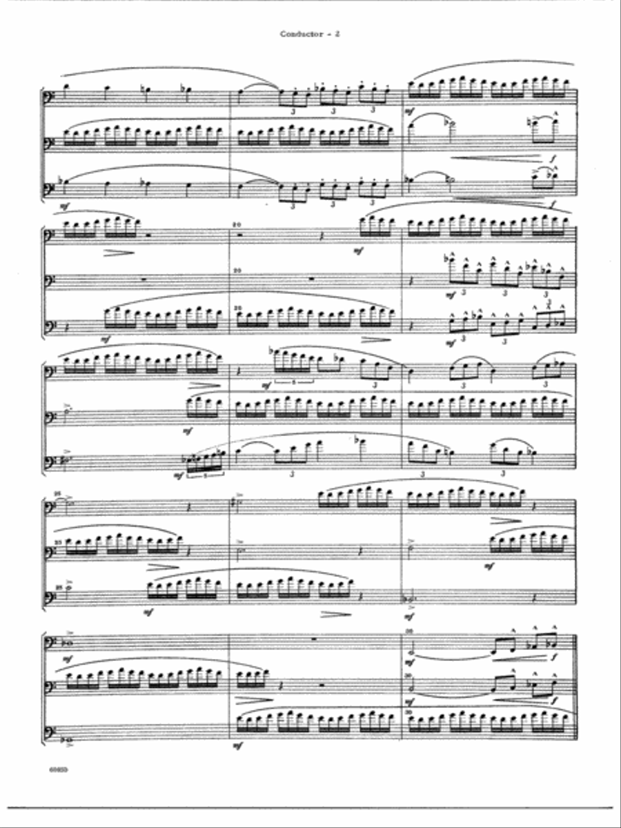 Tenor Trombone Trios, Volume 1 - Full Score Trombone scores gallery preview page 2