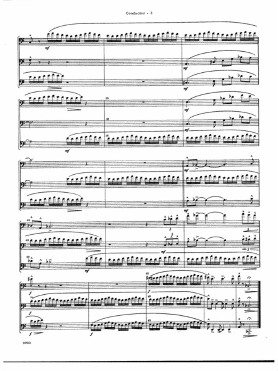 Tenor Trombone Trios, Volume 1 - Full Score Trombone scores gallery preview page 3