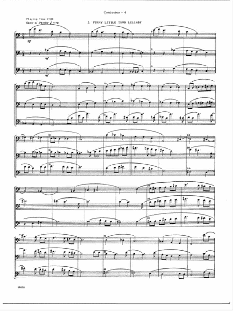 Tenor Trombone Trios, Volume 1 - Full Score Trombone scores gallery preview page 4