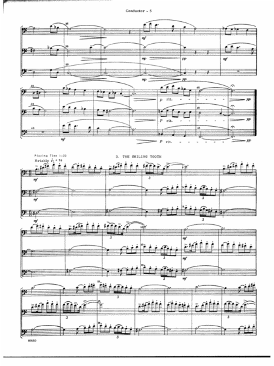 Tenor Trombone Trios, Volume 1 - Full Score Trombone scores gallery preview page 5