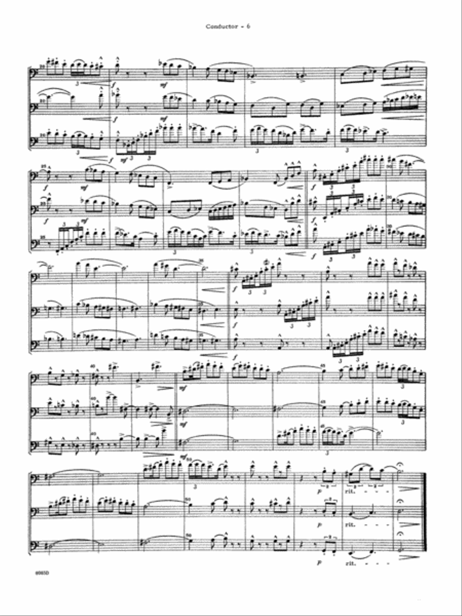 Tenor Trombone Trios, Volume 1 - Full Score Trombone scores gallery preview page 6