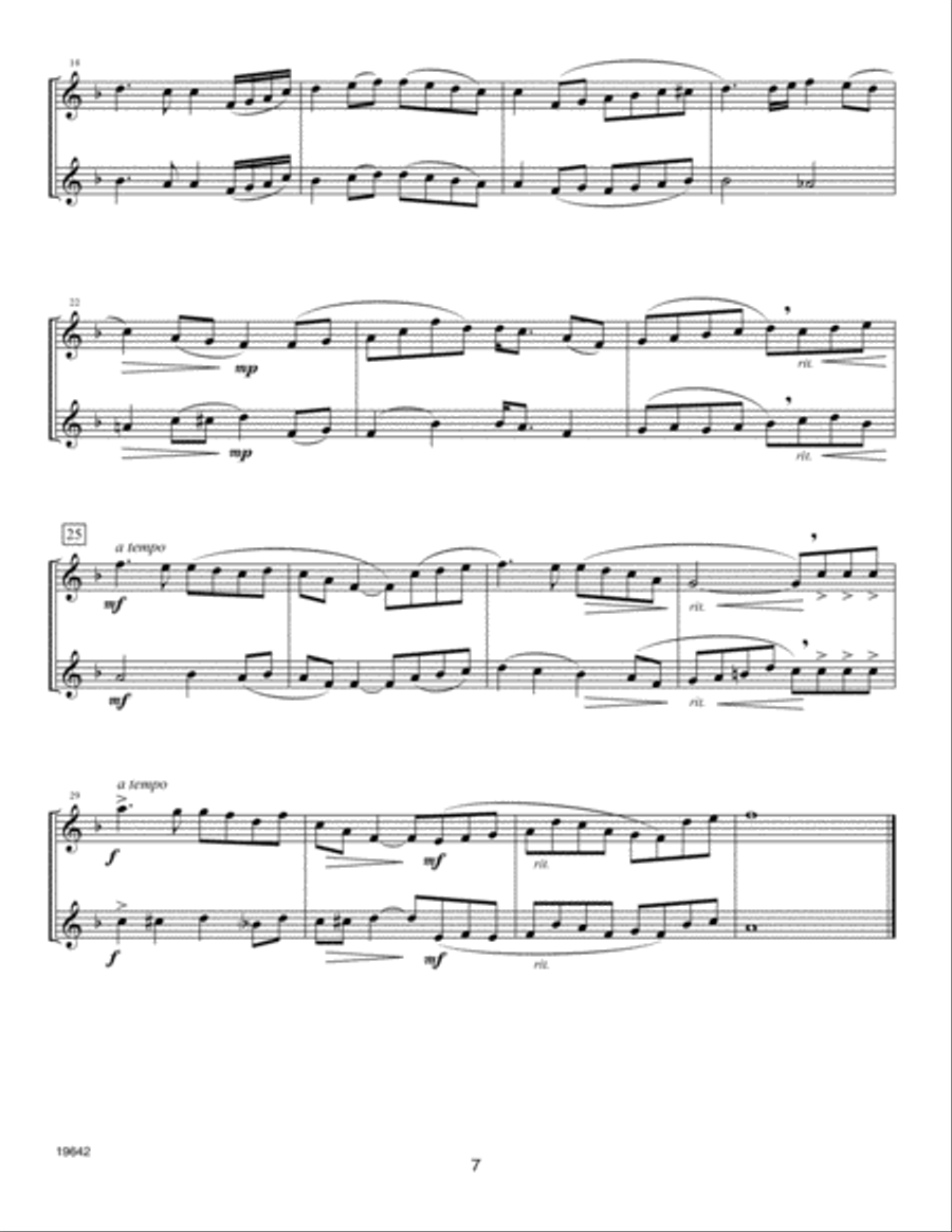 Second Year FlexDuets - Bb Instruments B-Flat Instrument scores gallery preview page 6