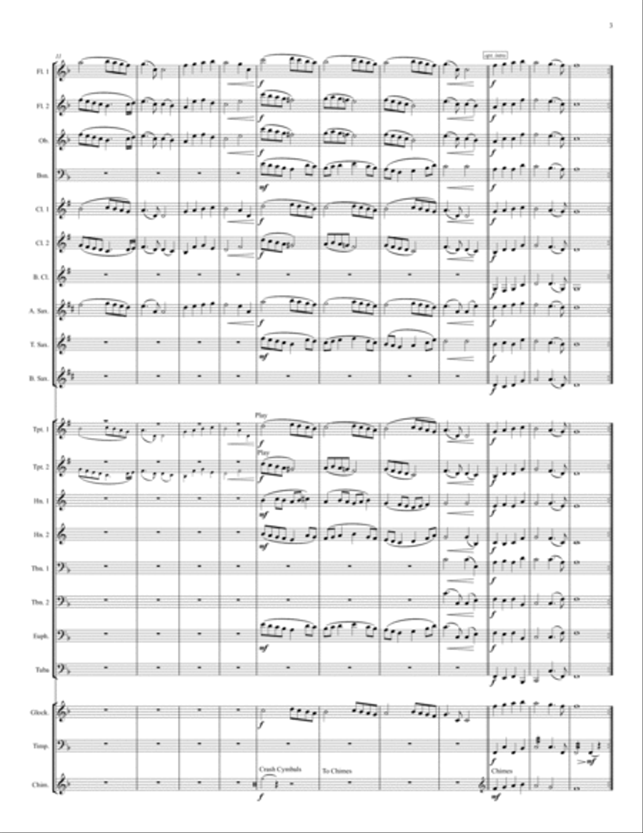 Twenty-Two Christmas Carols for Concert Band Concert Band scores gallery preview page 5