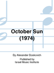October Sun