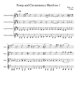Elgar Pomp and Circumstance March for Classical Guitar Ensemble