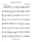Night in the Tropics: 2nd B-flat Clarinet