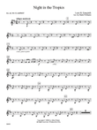 Night in the Tropics: E-flat Alto Clarinet