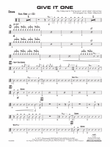 Give It One: Drums