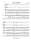 Joy to the World - for string orchestra with optional drum set